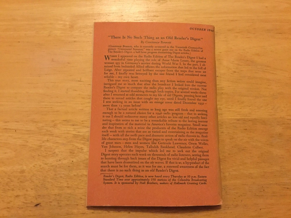 Readers Digest October 1946