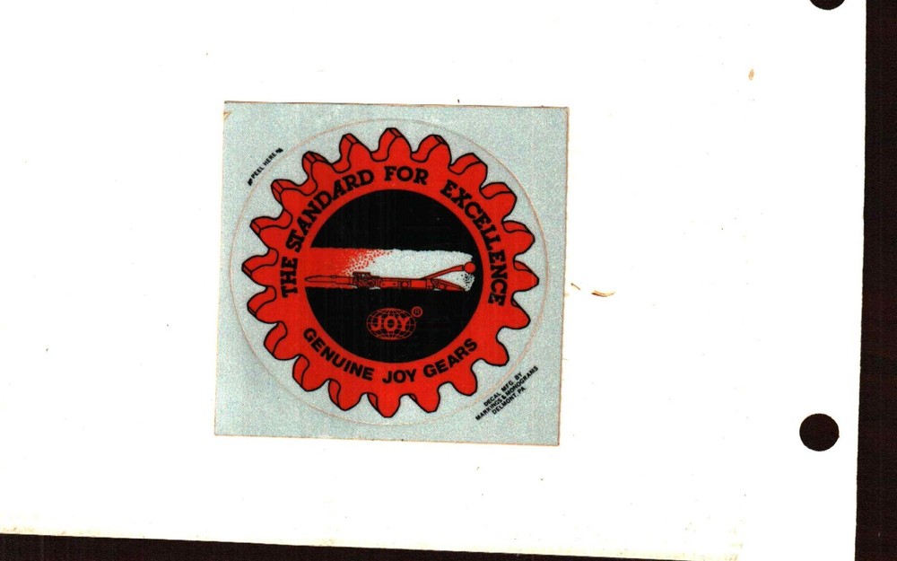NICE JOY COAL MINING STICKERS # 464