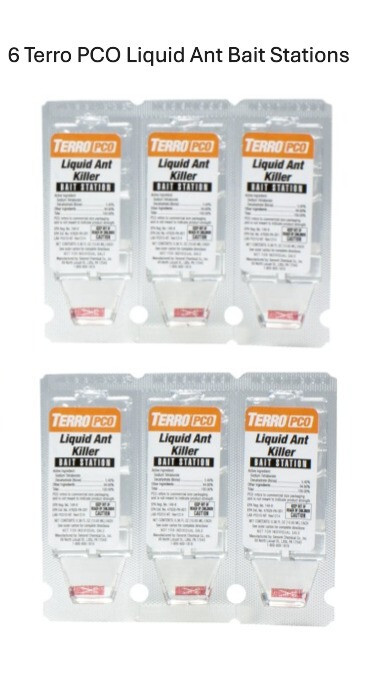 12 Terro PCO Liquid Ant Control Bait Stations Pharaoh