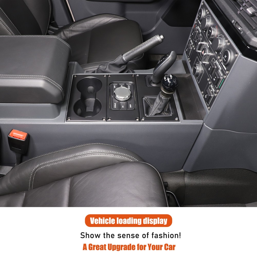 ABS Matte Black Central Control Gear Shift Panel Cover For Ineos Grenadier 2020+