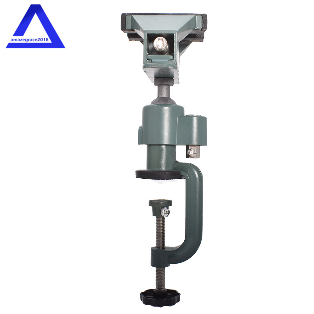 For Holding Small Parts Universal Table Vise 3" Aluminum Swivel 360° Rotating US