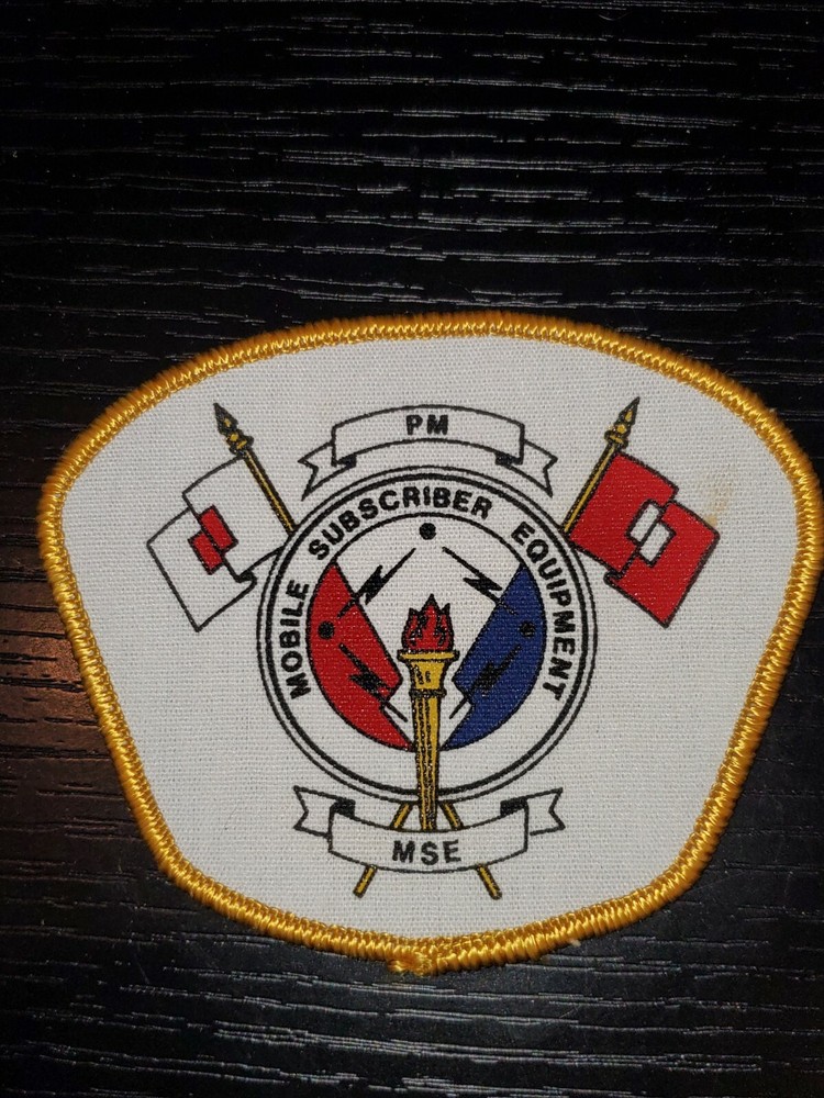 1960s 70s US Army MSE Mobile Subscriber Equip Communication Command Patch L@@K!!