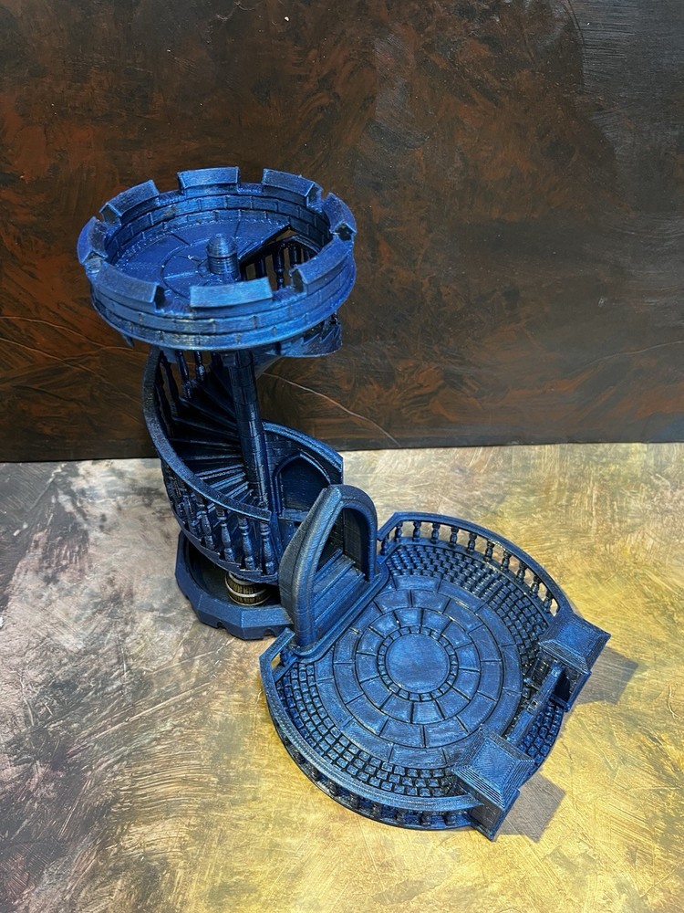 DND Dice Tower - 36 Step Color Tower for High Randomness in Table Games Like ...