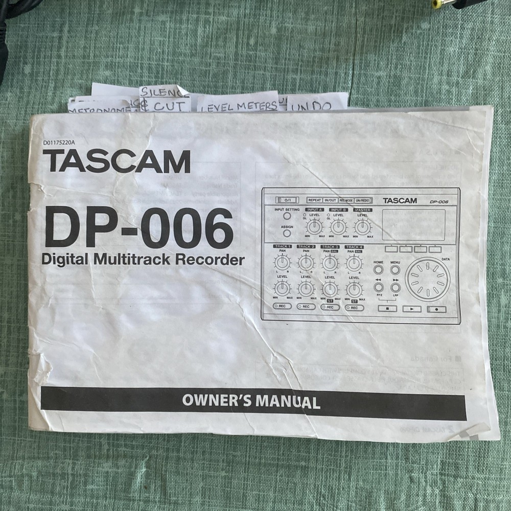 Tascam DP-006 Digital Pocketstudio Multitrack Recorder Good Condition Used