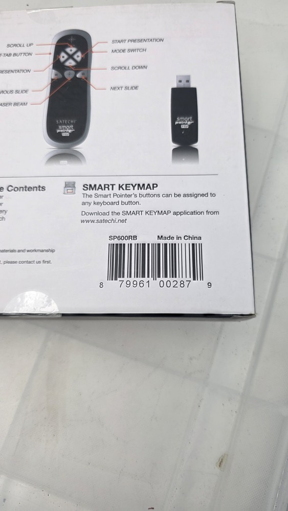 SATECHI SP-600 Smart Pointer 2.4GHz Wireless Presentation Controller