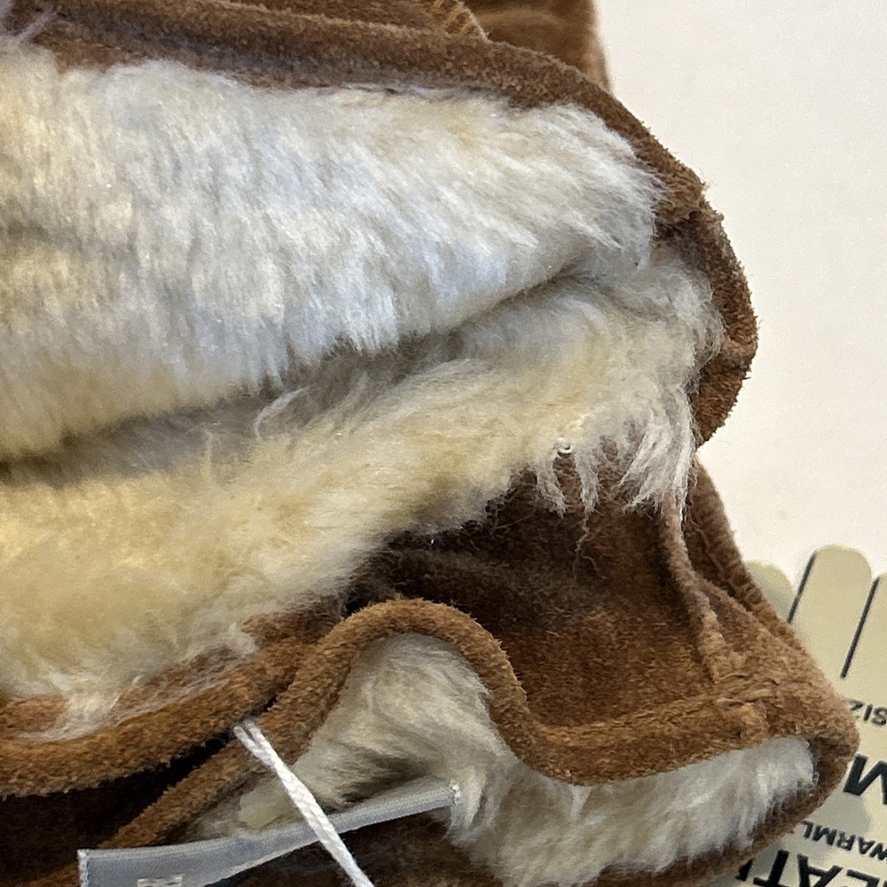 NWT Michael Richards Medium Winter Cowhide Leather Gloves
