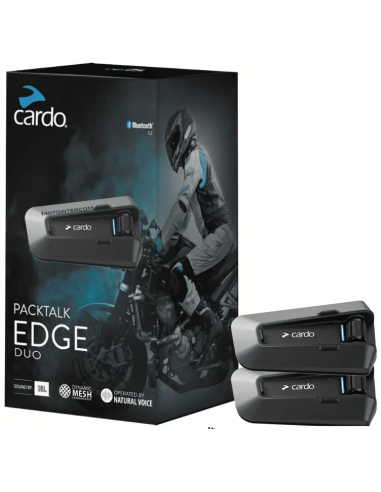 Cardo PackTalk EDGE Duo double kit motorcycle intercom Fast Shipping in 3-6 days