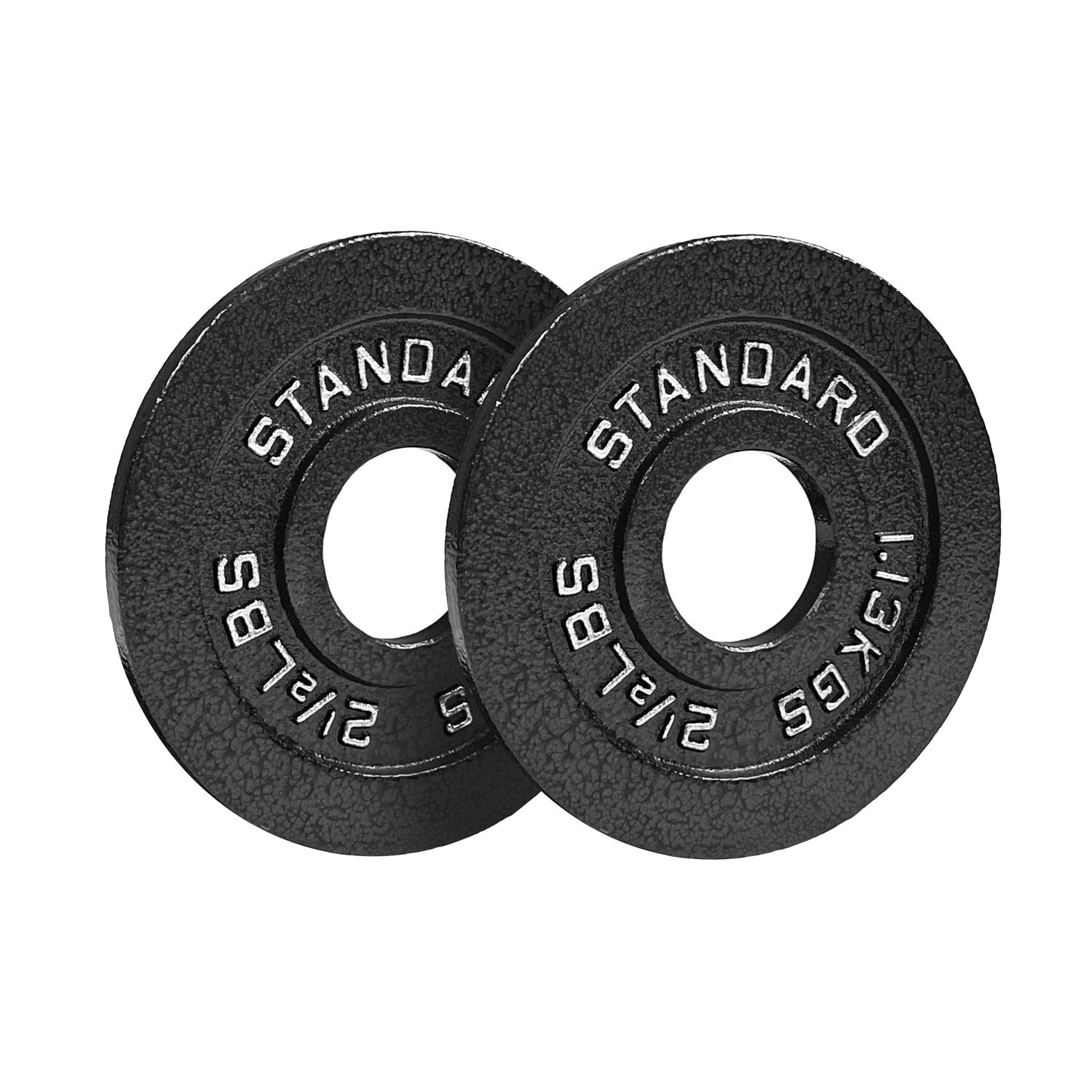 Steel Olympic Plates 85LB Set - Premium 2x 25lb, 10lb, 5lb, & 2.5lb 2 in Weights