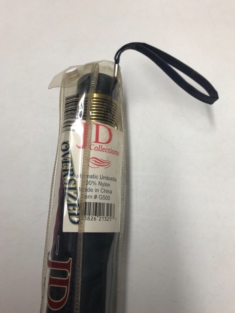 JD COLLECTIONS OVERSIZED BLACK UMBRELLA