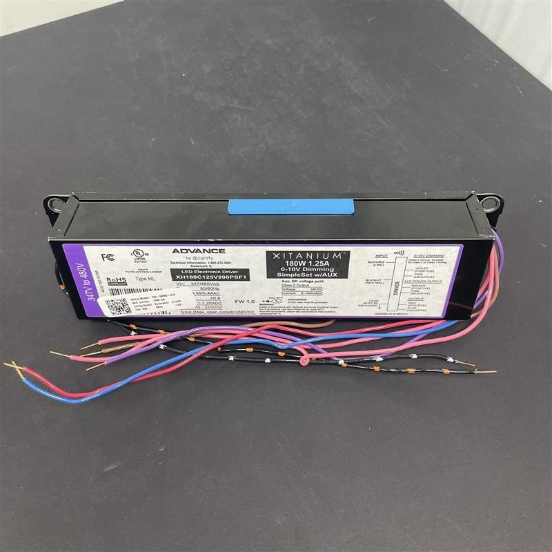 Lithonia Lighting Advance Xitanium Programmable LED Driver -XH180C125V200PSF1