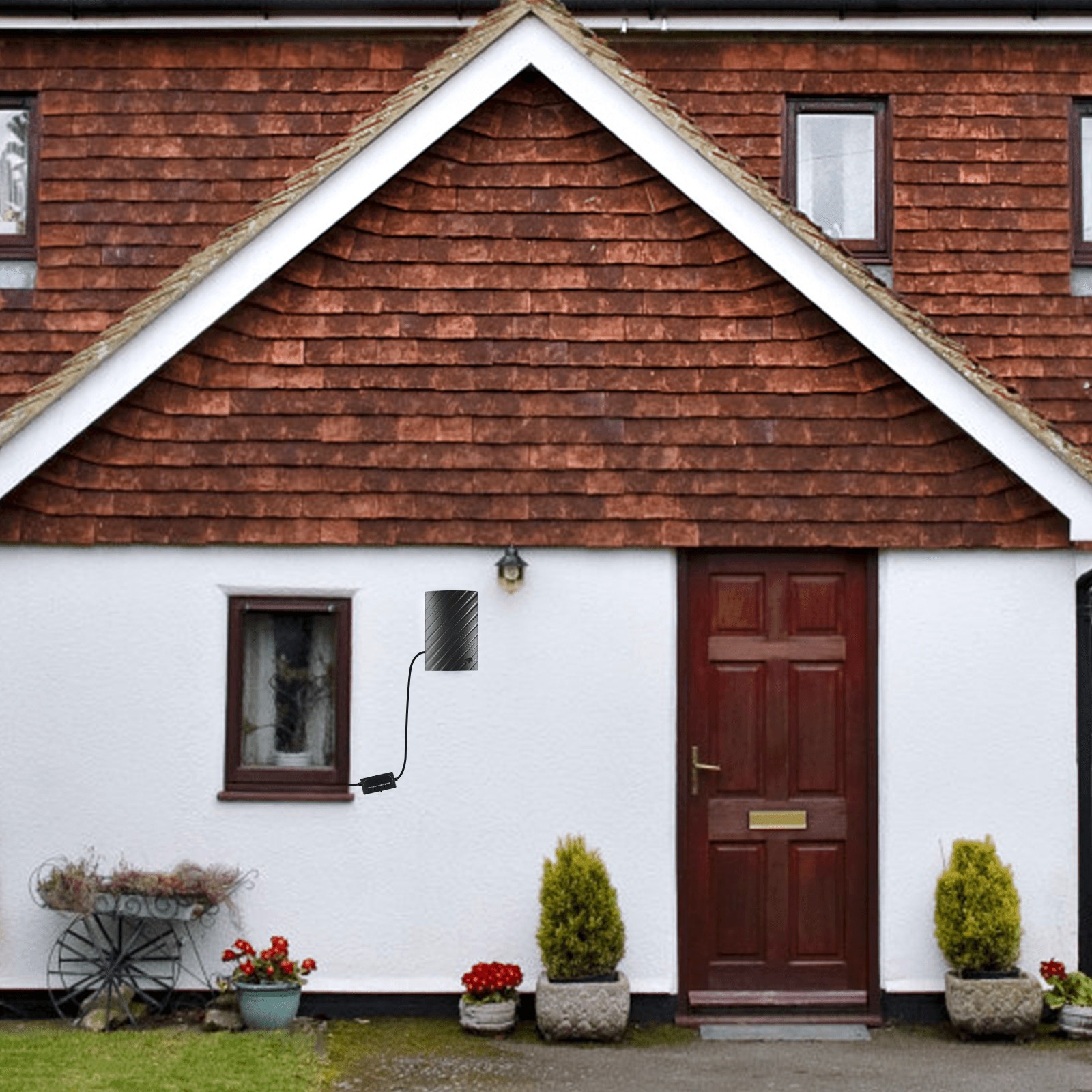 5600 Miles Digital TV Antenna 1080P 4K Waterproof HDTV Amplified Outdoor Indoor