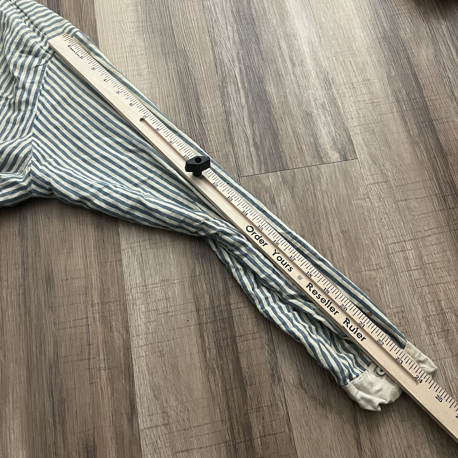 Vintage Repro Civil War Uniform Union Wool Trousers Sky Blue & Striped Shirt