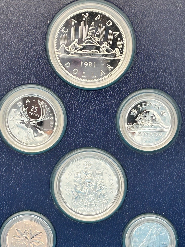 1981 RCM Specimen Set - 6 coins
