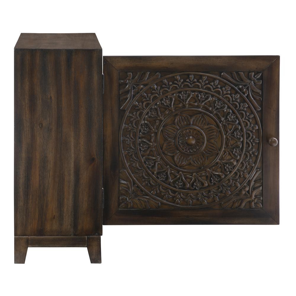 Grace Accent Cabinet Dark Brown