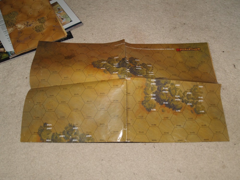 Classic Battletech Introductory Set 2007- maps quick rules & Inner Sphere Glance