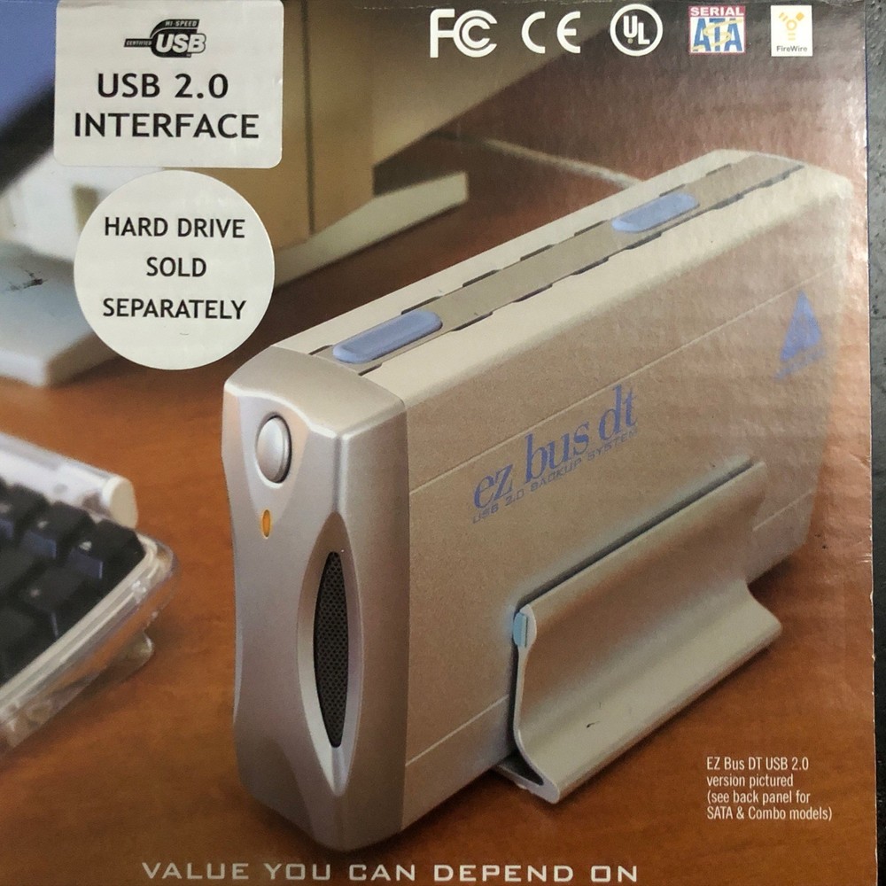 Vintage Apricorn ez bus desktop ZIP External Disk Drive Interface