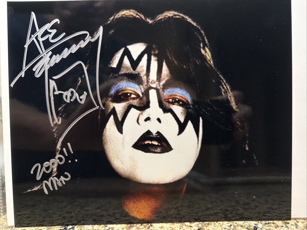 KISS Dynasty Era Ace 8x10 Signed By Ace Frehley In 2018 KISS Mini Golf