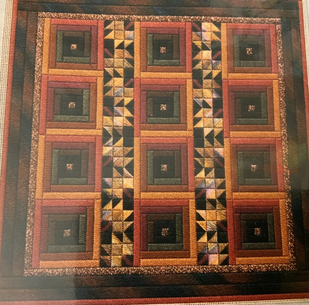 Nancy’s Needle Needlepoint Chart “Log Cabin Stripe”