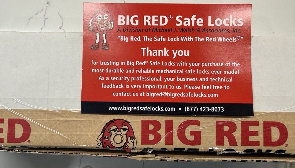 Big Red safe/vault Lock