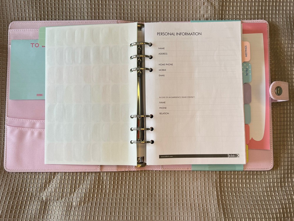 Kikki K Personal Planner - BNIB (A5)