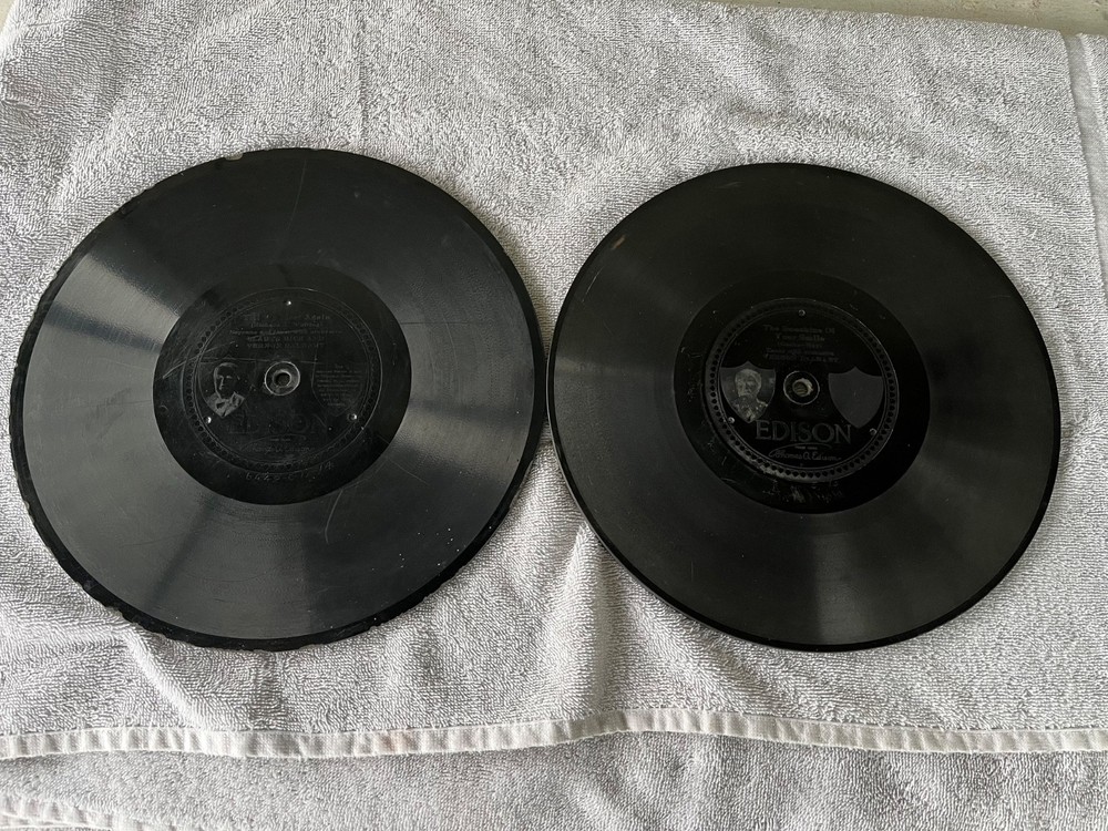 Edison Diamond Disc Records Pair