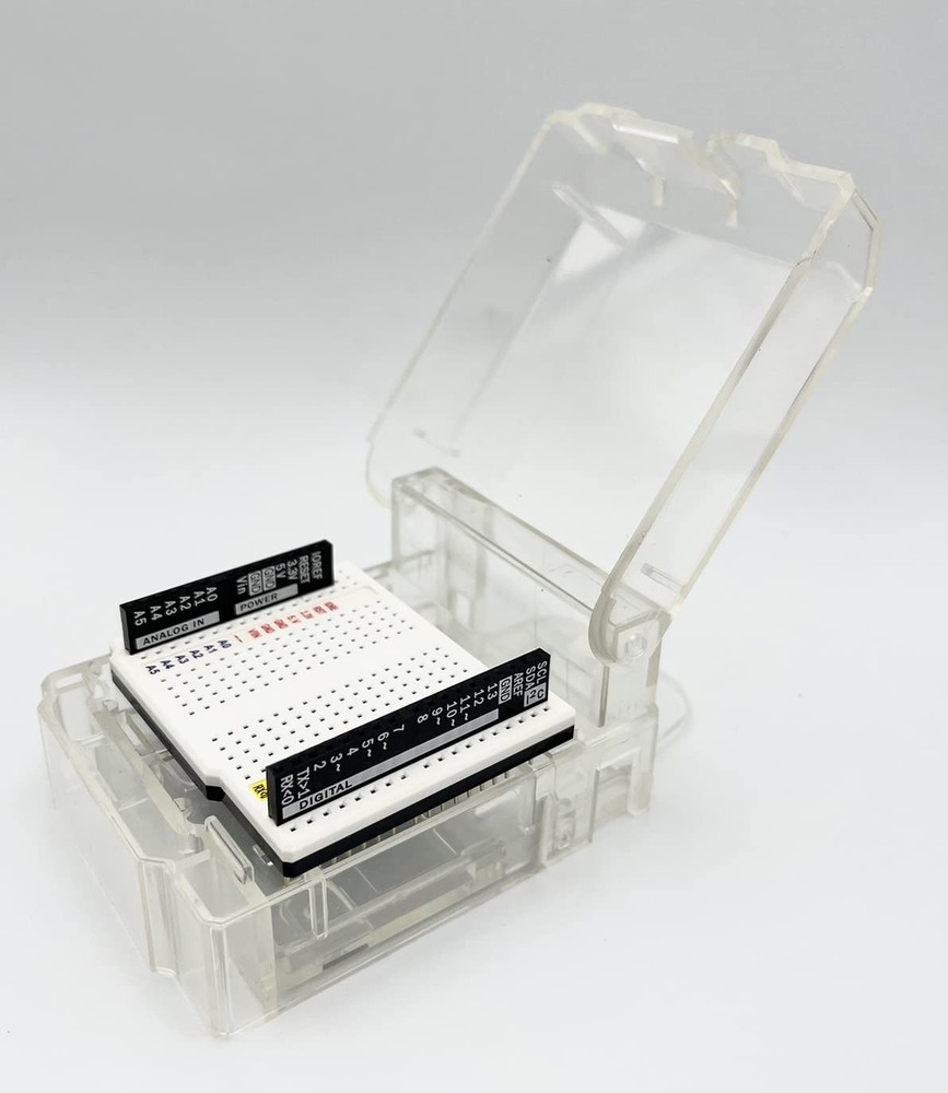 ONE Stackable Mini Breadboard Kit 275 Holes ABS Casing For Arduino Uno DIY