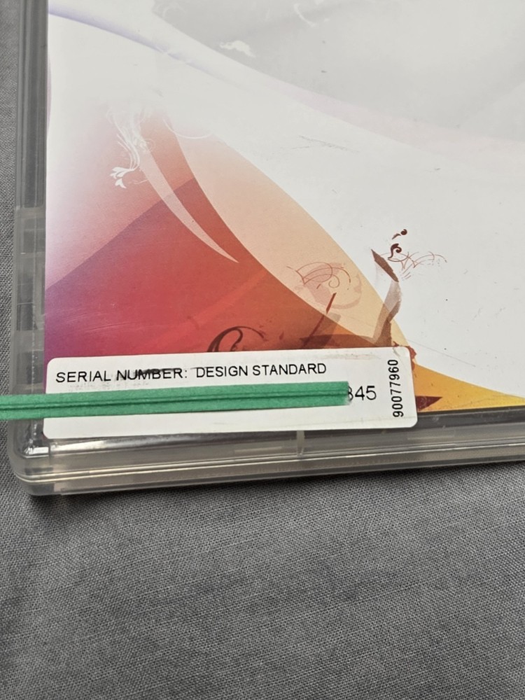 Adobe Creative Suite 3 Design Standard Macintosh Mac w Key Serial No.