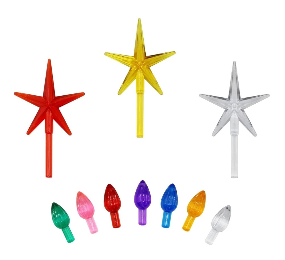 Creative Hobbies Ceramic Christmas Tree Replacement Medium, Multicolor