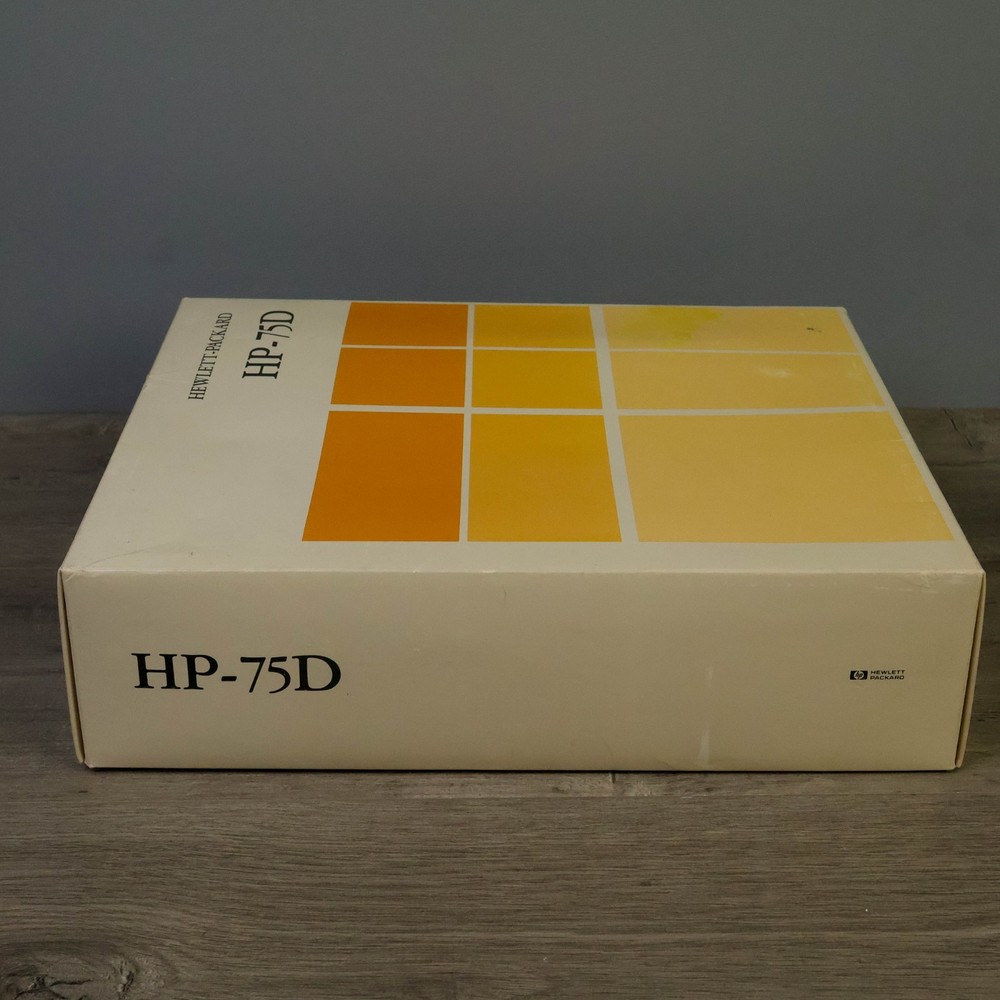 HP-75D Handheld Computer VTG Hewlett Packard EXCELLENT In Box Complete Bundle