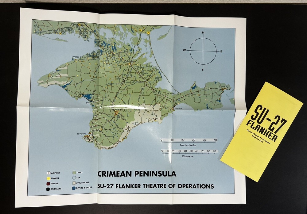 SU-27 Flanker Computer Game User’s Manual & Map