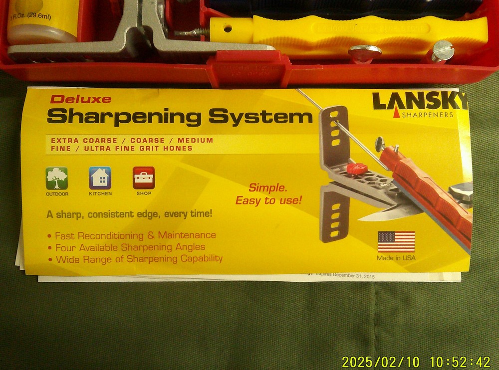 Lansky Deluxe 5-Stone Sharpening System