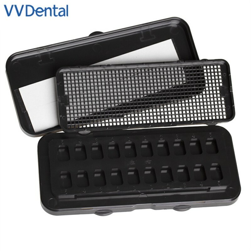Patch Tooth Box Dental Ceramic Veneer Denture Storage Sterilization Box