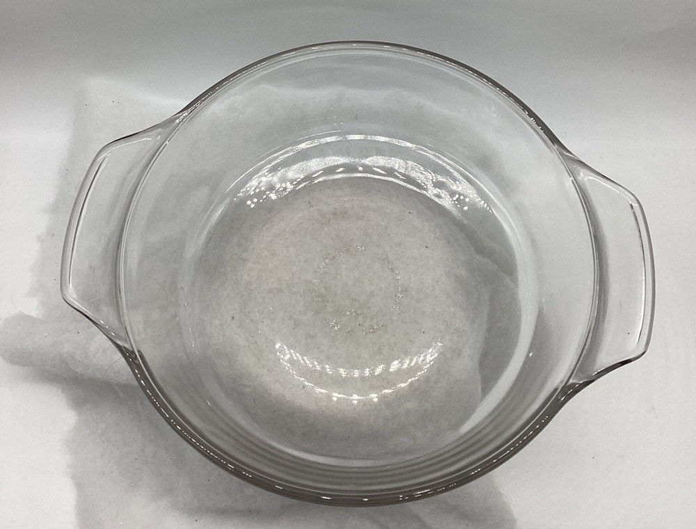 Unbranded Casserole Dish without Lid Clear 1 Quart Pre-owned.