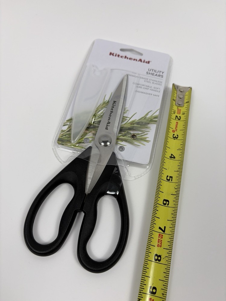 KitchenAid Kitchen Utility Shears / Scissors — Black — New