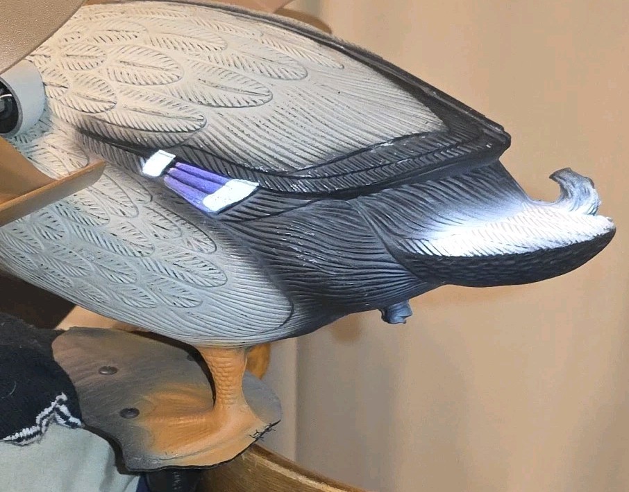 Rare Vintage Wind Driven Mallard Mojo Decoy With Unique Wing Array U.S.A. Nice!!