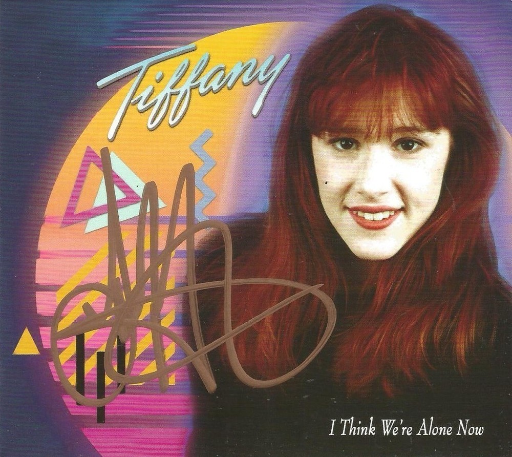 Tiffany Autographed I Think We're Alone Now CD