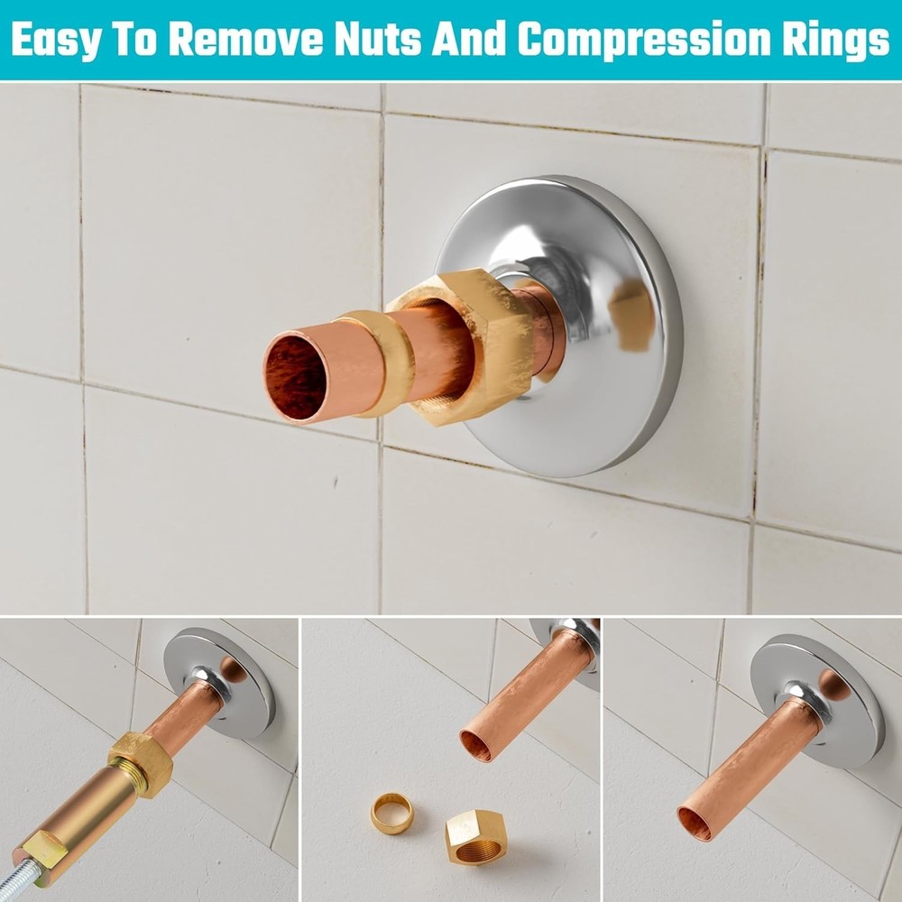 Plumbing Tools Compression Ring Removal Tool for Sleeve Puller Remover 1/2-Inch