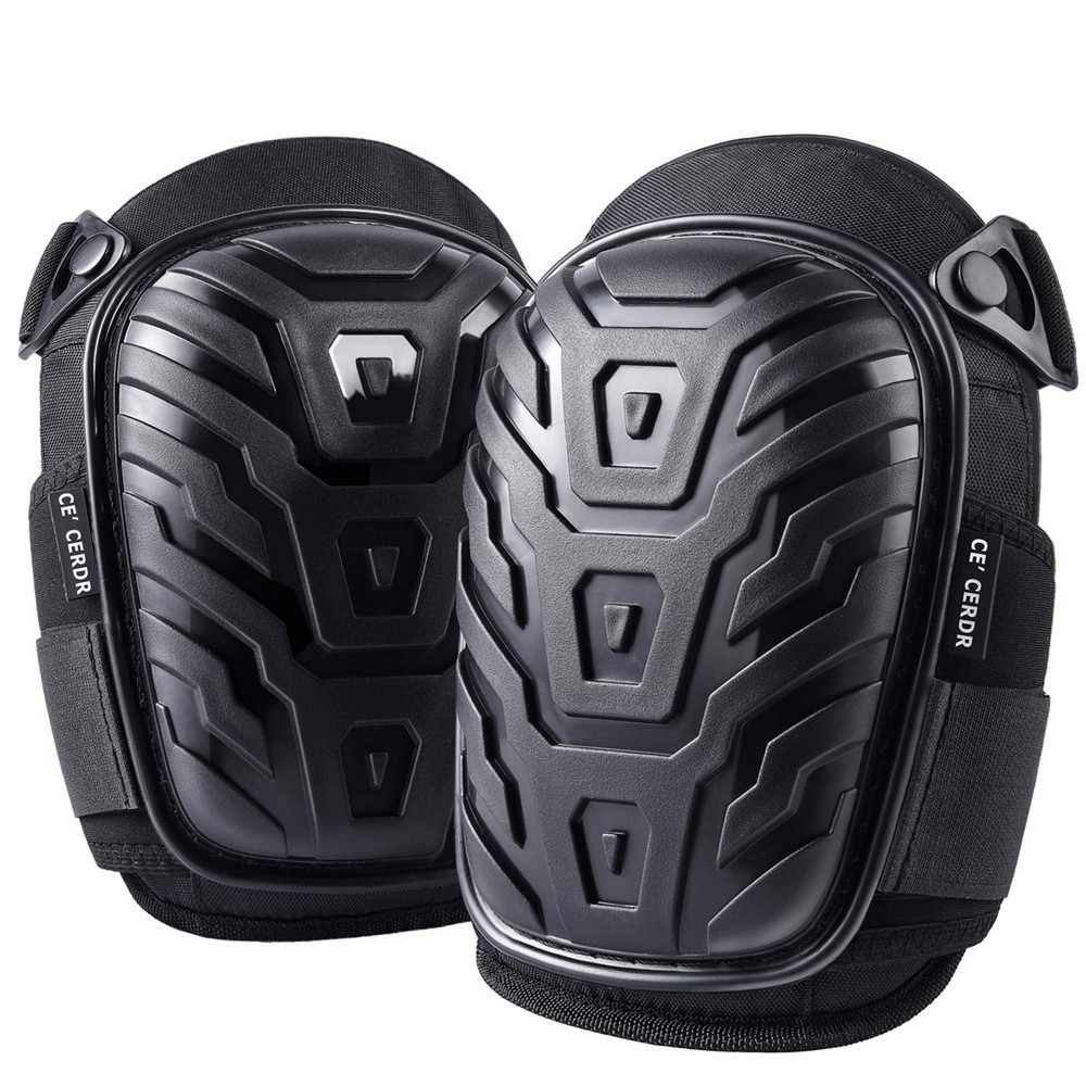 Professional Knee Pads for Work - Heavy Duty Foam Padding Kneepads for Construct