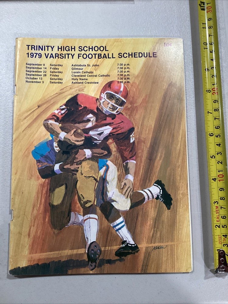 1979 Trinity v Ashtabula Saint John High School Football Program