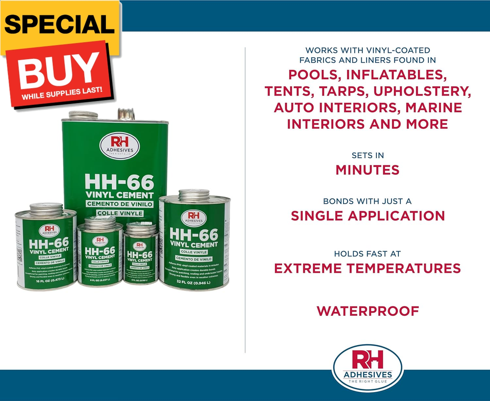 HH-66 Vinyl Cement, 4 Oz. Can -