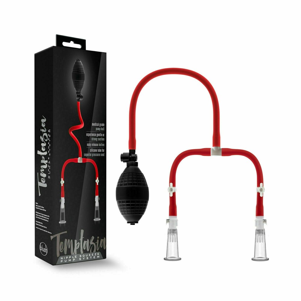 Temptation -  Nipples Squeeze Pump System, Upgraded. Fast Shipping!