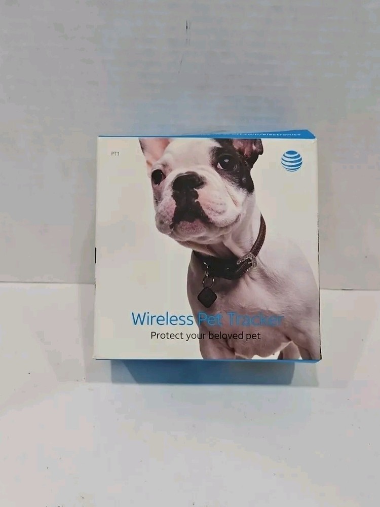 AT &T Wireless Pet Tracker Attach To Anything Black
