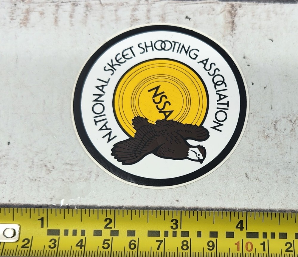 NSSA Official Referee Skeet Shooting 1990 Patch and Sticker