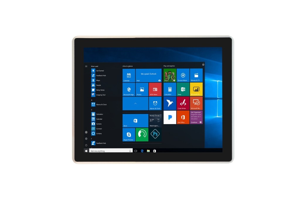 Embeded 15.6" touch computer all in one KDS kitchen wall-mounted