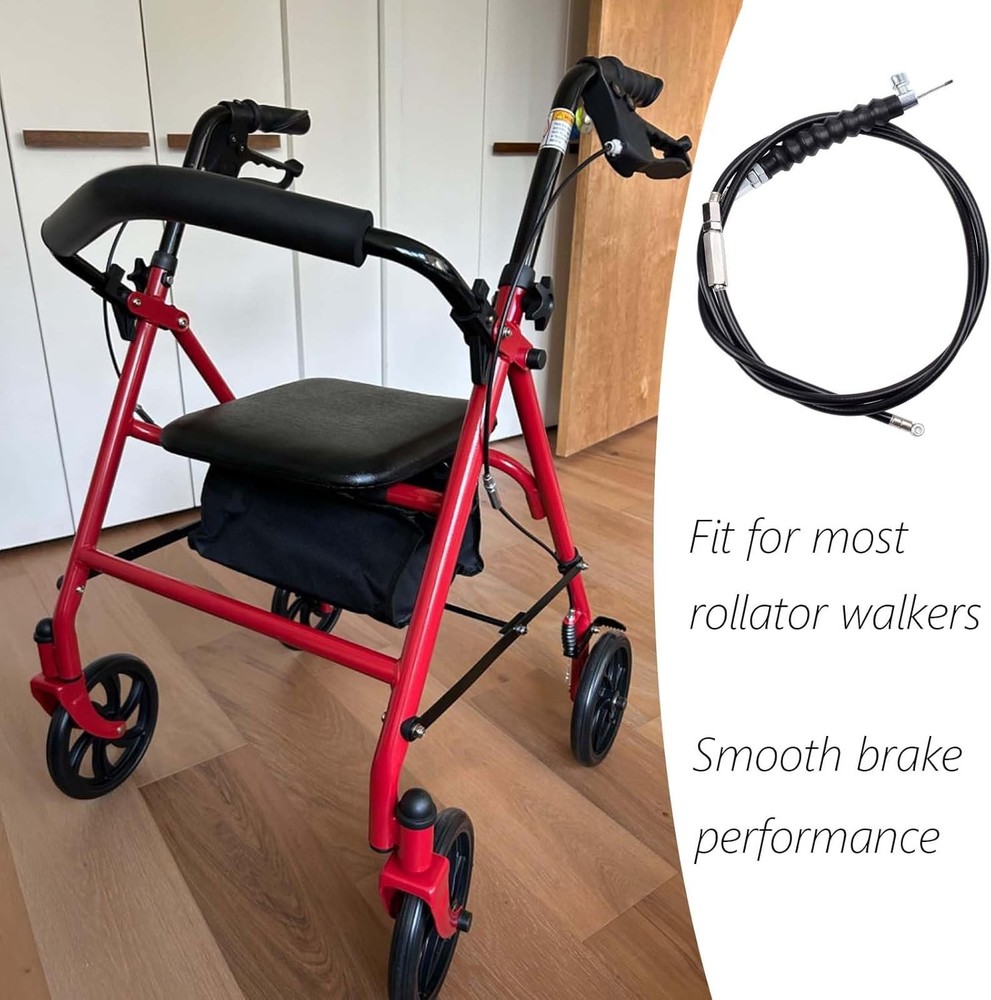 2 PCS 41” Rollator Brake Cable Drive Replacement for Black