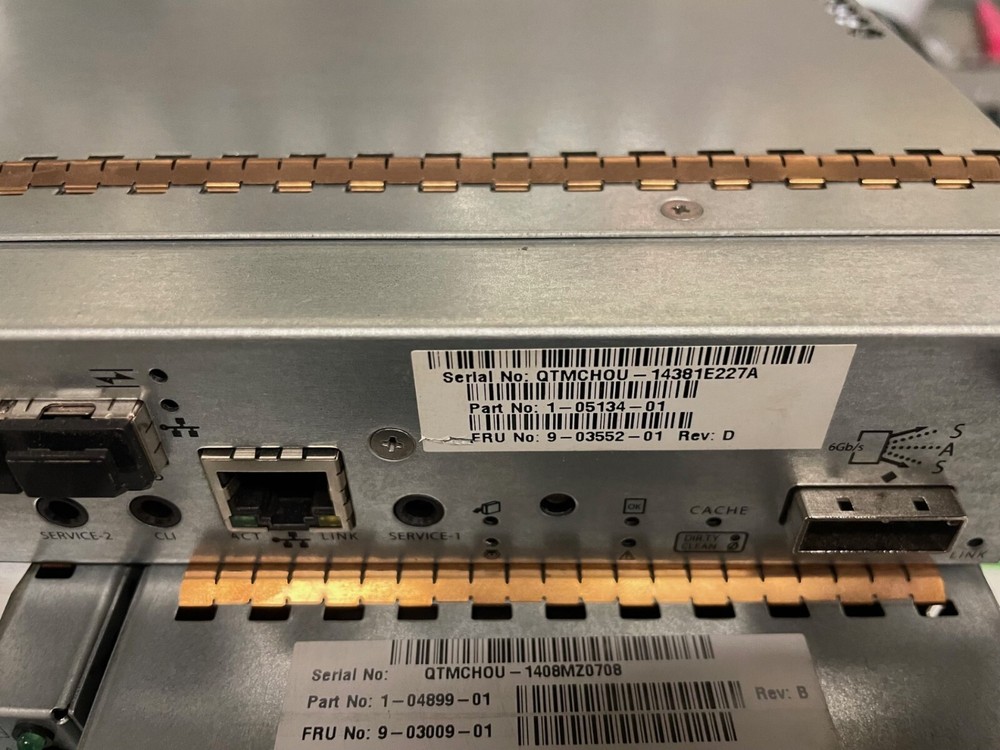 Dot Hill 1-05134-01 Quantum SAS SAN Controller Module 81-00000078-00-08 no cache