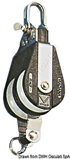 Viadana Double block with becket fixed head B