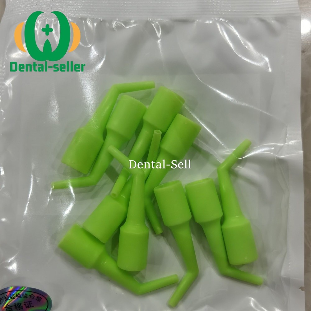10Pcs Dental Disposable Saliva Ejector Weak Adapter Conversion Tip Autoclavable