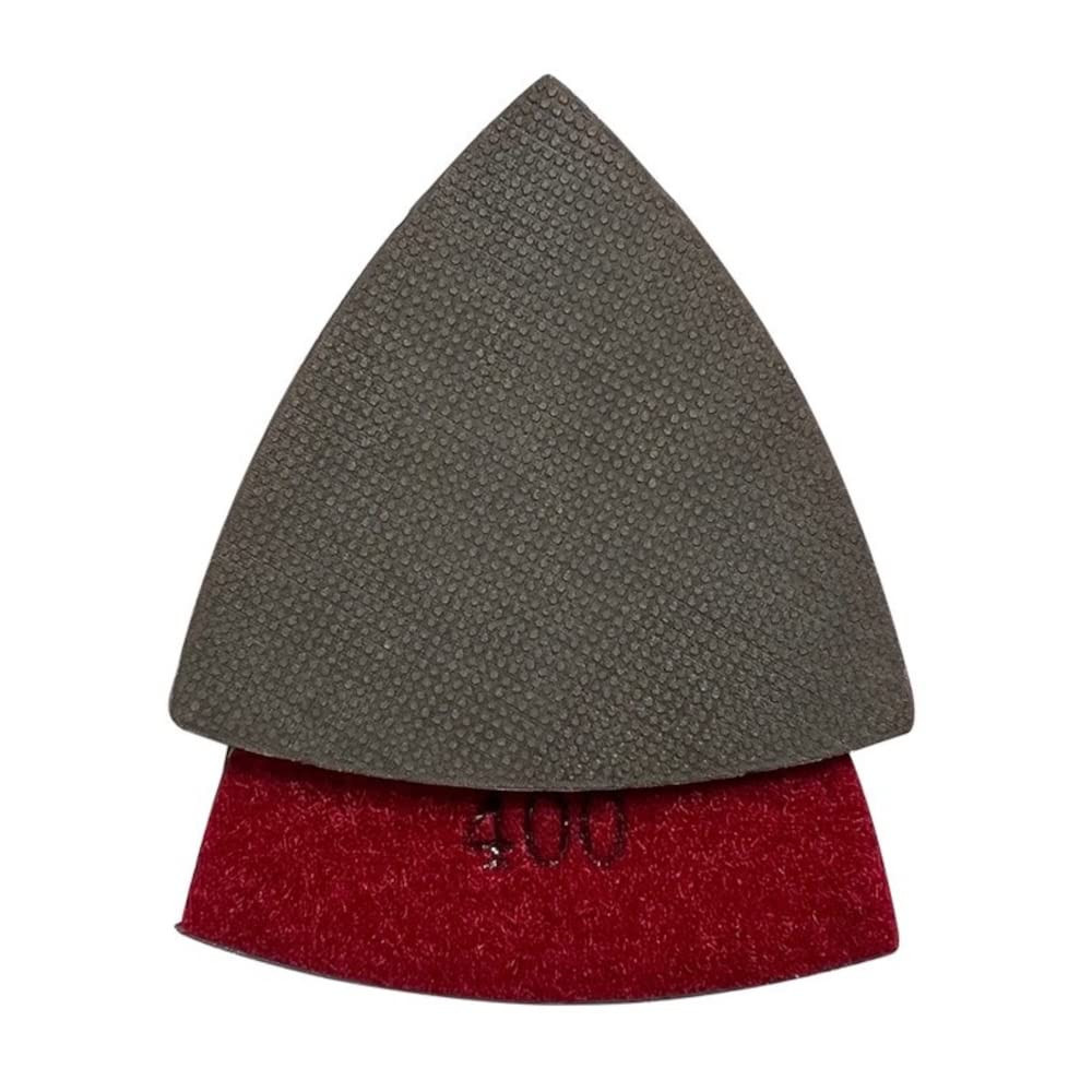 3" Triangular Diamond Grinding/Polishing Pads for Oscillating Multi-Tools, 30, 6