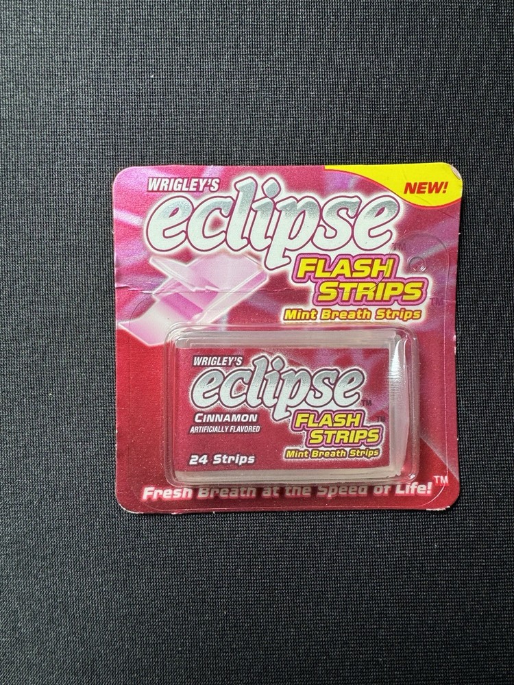 Wrigley's Eclipse Flash Strips Cinnamon Mint Breath Strips 1 Collectible Pack